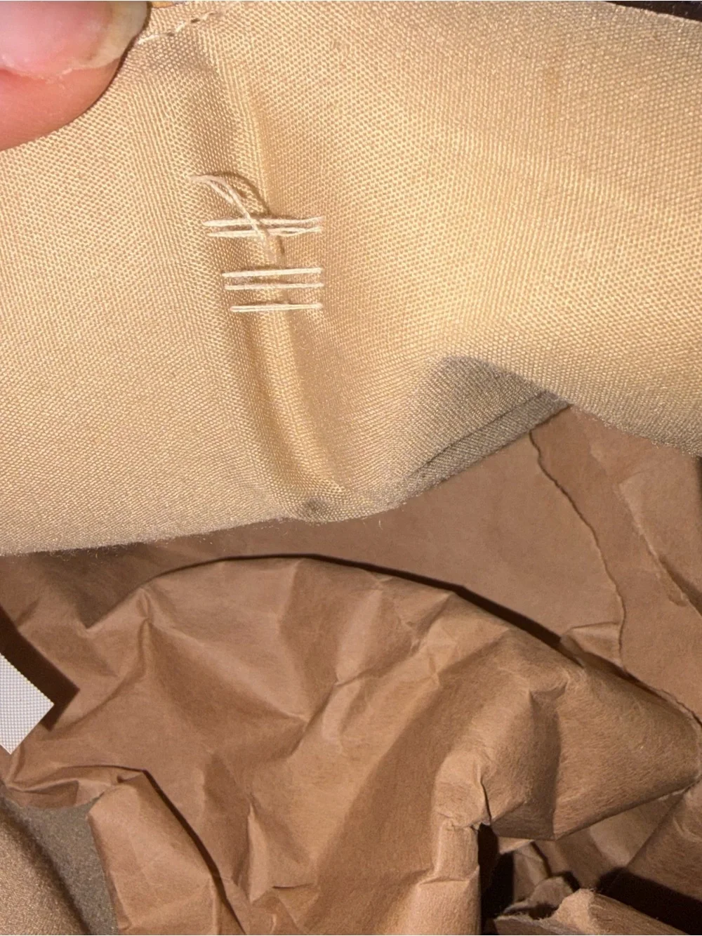 Paper Straw Top-Handle Bag in Tan - Picture 2 of 14